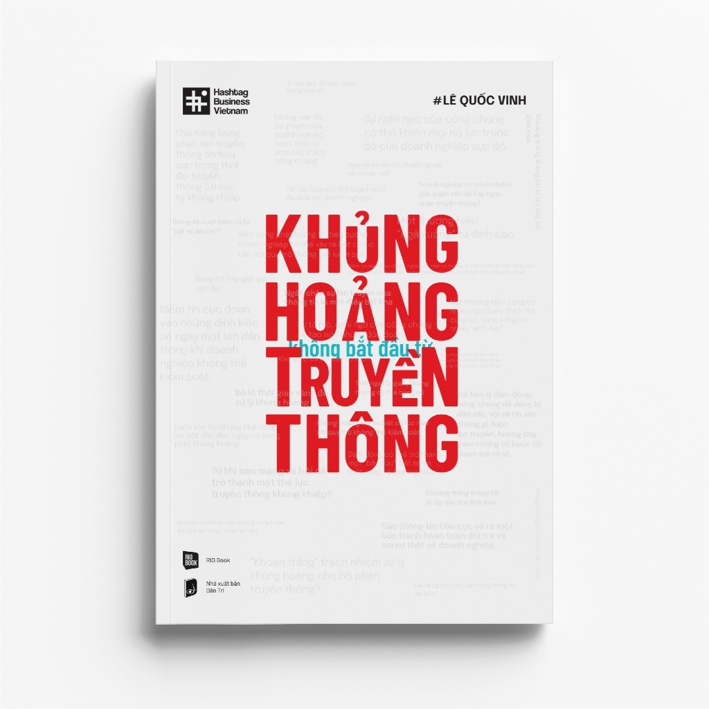 Sách - Khủng Hoảng Không Bắt Đầu Từ Truyền Thông (RIO Book)