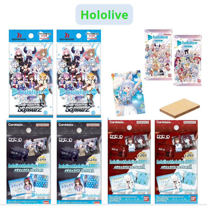 [Tanpopo]Gói Pack weiss schwarz 9 card game nhân phẩm Hololive hàng chính hãng