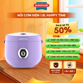 Nồi cơm điện 1.8l happy time htd8521gr-htd8521v hàng chính hãng bảo hành 12 tháng