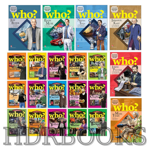 Sách Tranh - Who ? ( 2024 ) Chuyện kể về danh nhân thế giới - NXB Kim Đồng