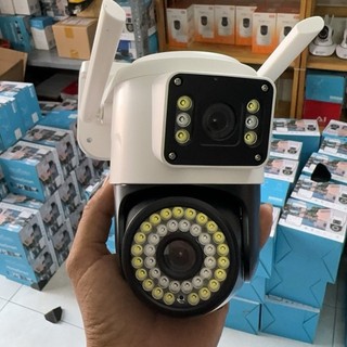Camera IP Wifi yoosee ngoài trời 2 Mắt UltraHD 8.0Mpx, ban đêm có màu hình ảnh siêu nét, đàm thoại 2 chiều chống nước
