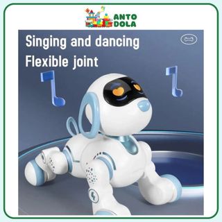 Chó robot điều khiển từ xa, đồ chơi robot thông minh điều kiển từ xa smart6601, đồ chơi công nghệ cho bé