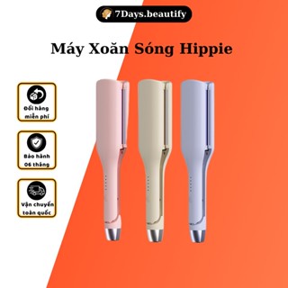 Máy Uốn Tóc Xoăn Hippie Sóng Nước 32mm 7DaysBeautify Chất Liệu Gốm Sứ Ceramic Cao Cấp