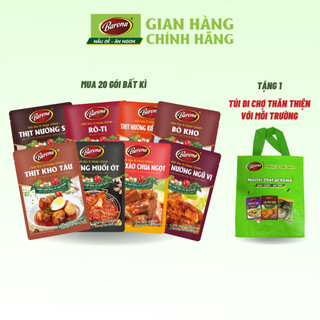 Gia Vị Barona 80g ướp ngon chuẩn vị [Khi mua từ 20 gói bất kì tặng 1 túi đi chợ thân thiện với môi trường]