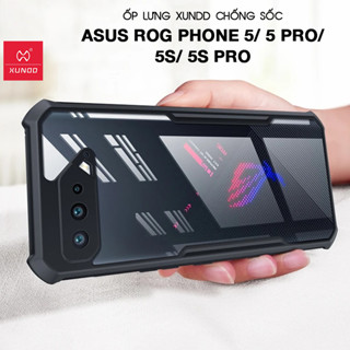 [Hỏa Tốc HCM] Ốp lưng XUNDD Asus Rog Phone 5/ 5 Pro/ 5S/ 5S Pro - Chống shock, Mặt lưng trong, Viền TPU