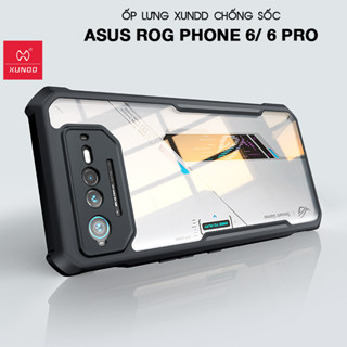 [Hỏa Tốc HCM] Ốp lưng XUNDD Asus Rog Phone 6/ 6 Pro - Mặt lưng trong, Viền TPU, Chống sốc
