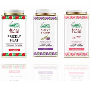 Phấn Lạnh Snake Brand Prickly Heat - Protex Cooling Powder 140g