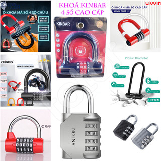 [FREESHIP] Ổ KHÓA SỐ MINI ANTON, 213UH,STELL - KHÓA CHỮ U TIGER, LIWIN, VEISON, KINBAR, GỌNG DÀI