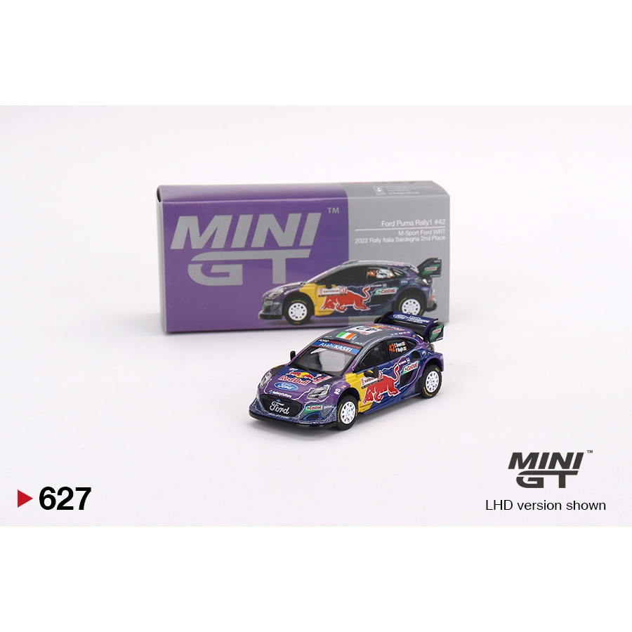 Mô hình ô tô Ford Puma Rally1 #42 M-Sport Ford WRT 2022 Rally Italia Sardegna 2nd Place