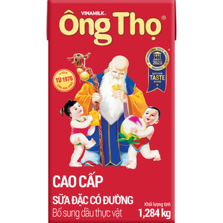 Combo 6 Hộp Sữa đặc có đường Ông Thọ đỏ Hộp giấy 1284g