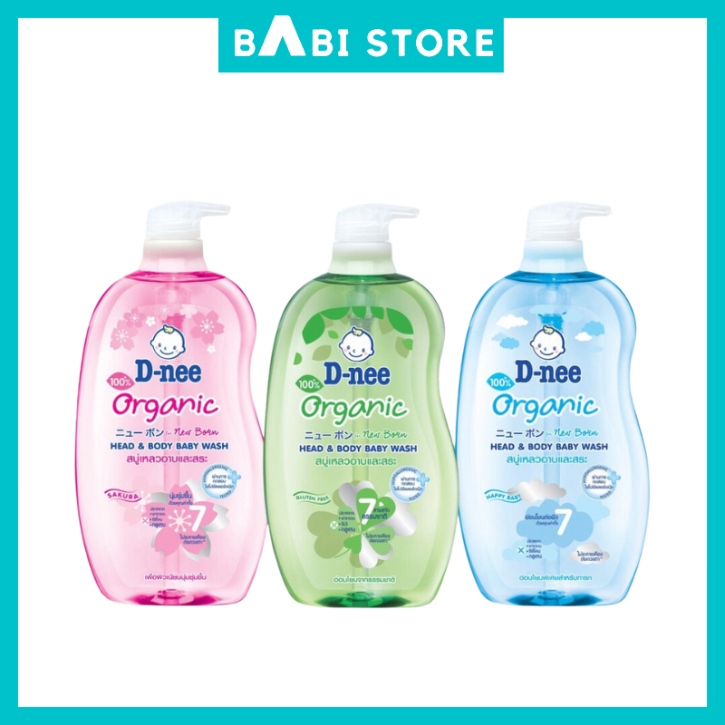 Sữa tắm gội Dnee Baby, sữa tắm toàn thân Hữu Cơ cho bé Dnee Organic 380ml