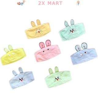 Miếng che thóp sơ sinh tai thỏ cotton mềm cho bé dososinh2x