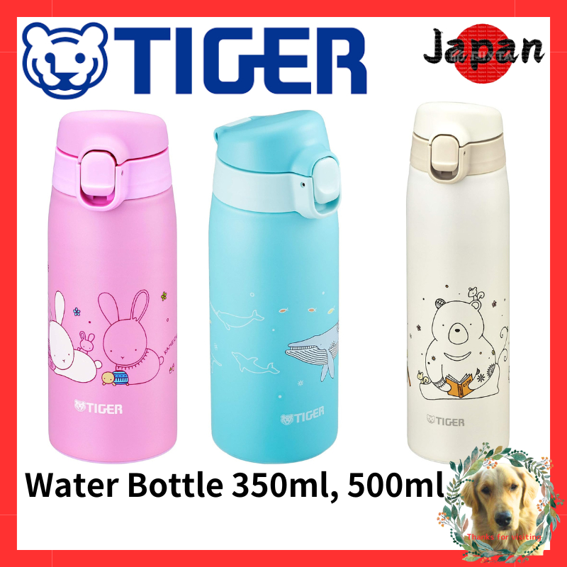 Tiger Magic Flask Water Bottle 350ml, 500ml Mag Stainless One-touch Lightweight Direct from Japan