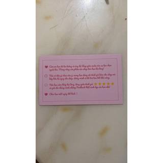 Phiếu cảm ơn Phước Tâm