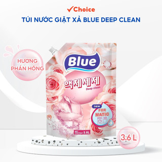 Nước giặt blue deep clean ch10 3.6l hương phấn hồng