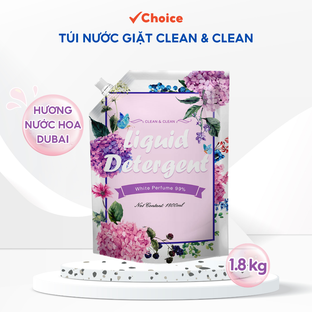 Nước giặt Clean&Clean CH35 túi 1.8kg