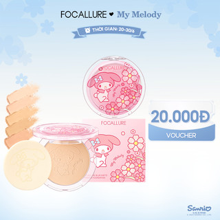 [Focallure x Sanrio] Phấn Phủ Mờ Độ Che Phủ Cao 9g