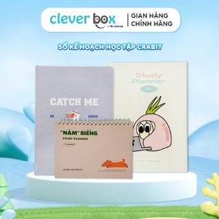 Sổ Lập Kế Hoạch Planner, Sổ Tay Ghi Chép Crabit Study Planner Nàm biếng, Onion - Hành Clever Box