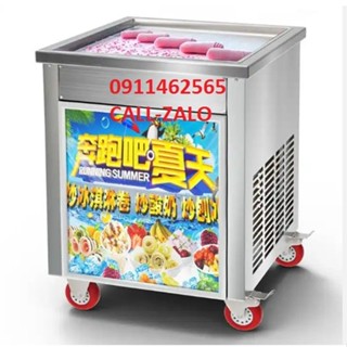 Máy làm kem cuộn THÁI LAN - HÀNG CAO CẤP BẢO HÀNH 1 NĂM-Có đồng hồ đo nhiệt độ của máy,điều chỉnh được nhiệt độ của máy