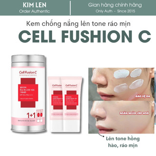 Kem chống nắng cell fusion c nâng tông da tuýp 50ml