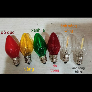 Bóng đèn led trái ớt, cà na 1w đuôi E12 - Điện nước gia dụng Hoàng Kim