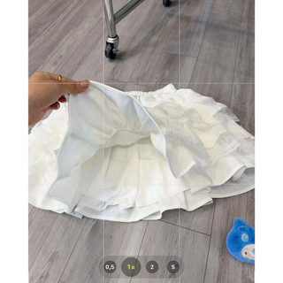 (SHOP BIGSIZE NỮ 50KG ĐẾN 90KG) váy lẻ bèo nhiều tầng phối ren