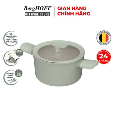 Nồi Berghoff Balance 20cm 24cm nắp kính, Hàng chính hãng, Bảo hành 24 tháng.