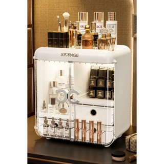 [TẶNG KÈM KHAY SON] Mẫu Mới Kệ Để Mỹ Phẩm Cao Cấp, Hộp Đựng Mỹ Phẩm Nhập Khẩu, Tủ Đựng Mỹ Phẩm Nhiều Ngăn Tặng Khay Son