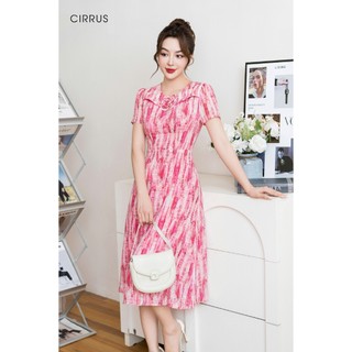 ĐẦm lụa xòe công sở CIRRUS 240520