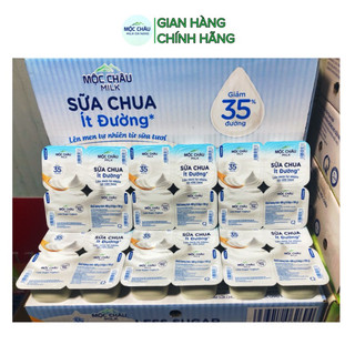 Thùng 48 hộp sữa chua ít đường Mộc Châu Milk 100g (48x100g)(Date mới hằng tuần)