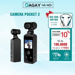 Camera mini Pocket 2 4K thể thao, đa dạng chức năng, máy ảnh mini cảm biến chất lượng cao GAGAY Hà Nội