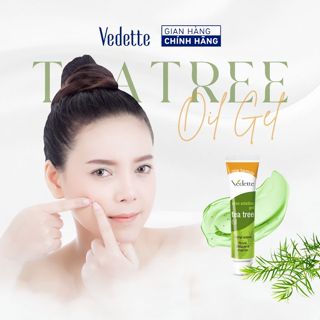 Gel ngừa mụn Vedette tinh dầu tràm trà (Tea tree oil) 18g