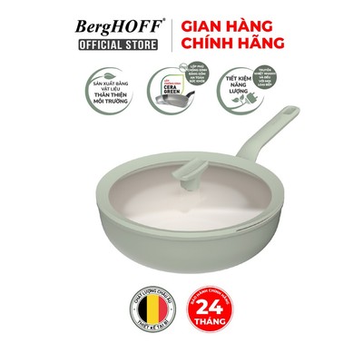 Chảo Berghoff Balance 28cm nắp kính, Hàng chính hãng, Bảo hành 24 tháng.