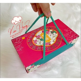 Hộp trung thu 2 bánh Mẫu Đơn , hộp đựng bánh trung thu rau câu , hộp đựng bánh 150gr-250gr - Mẫu mới năm 2024 (10 hộp )