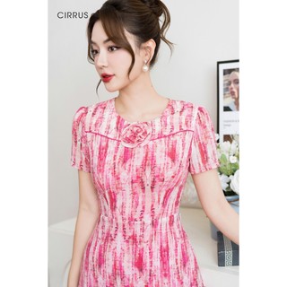 ĐẦm lụa xòe công sở CIRRUS 240520