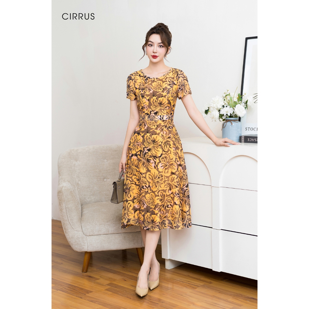 Đầm tơ xòe CIRRUS 240570
