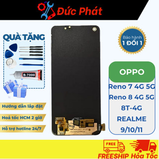 Màn Hình OPPO Reno 7 / 8 4G5G, 8T-4G REALME 9/10/11 OLED / QX Zin New (Tặng Kèm Keo dán và bộ sửa)