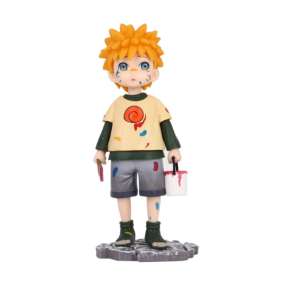 (15cm) Mô hình Naruto quét sơn trang trí