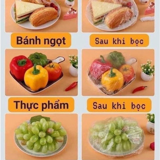 [ComBo] 85-100 Chiếc Màng Bọc Thực Phẩm Gấu An Toàn Vệ Sinh . [SCA]