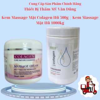 Kem massage mặt colagen hũ 500g | kem massage mặt hũ 1000kg dùng trong spa thẫm mỹ viện