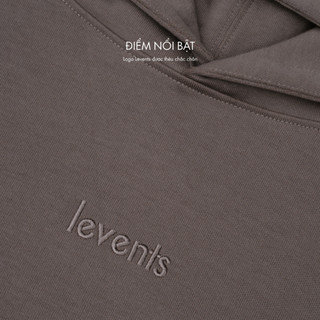 Áo Hoodie Boxy Levents Basic 100% Cotton Unisex