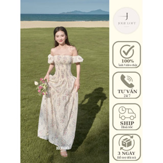Váy nữ dự tiệc du lịch thiết kế Lovely Dress JOLIE LOFT, đầm dáng dài thanh lịch đi chơi đi tiệc mùa hè