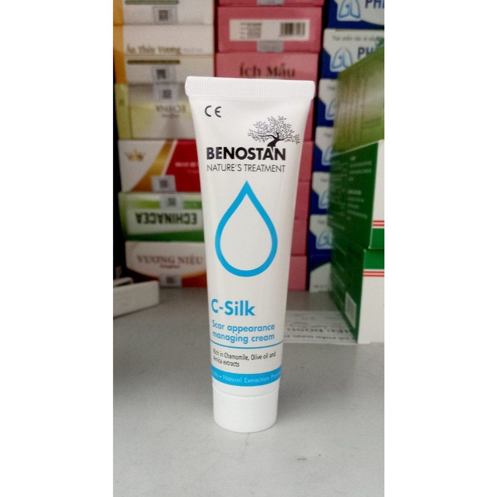 Kem tri sẹo C Silk - cải thiện sẹo lồi , sẹo phì đại do phẫu thật, bỏng hiệu quả -Nhập khau Hi Lạp