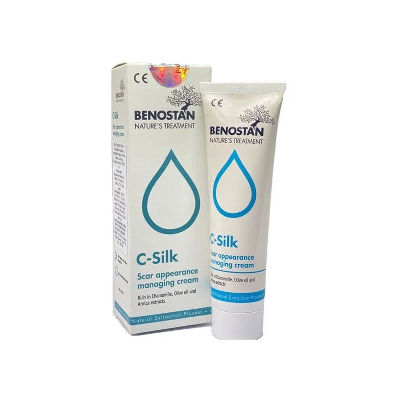 Kem tri sẹo C Silk - cải thiện sẹo lồi , sẹo phì đại do phẫu thật, bỏng hiệu quả -Nhập khau Hi Lạp