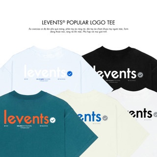 Áo Thun Levents Popular Logo Tee 100% Cotton Unisex T-shirt Oversized