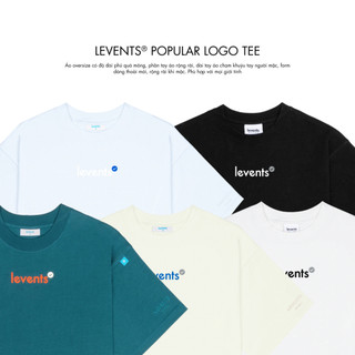 Áo Thun Levents Popular Logo Tee 100% Cotton Unisex T-shirt Oversized