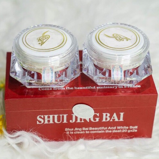 Kem Nám Tàn Nhang Shui Jing Bai - Thủy Tinh Bạch Kem Ngày + Kem Đêm Hàng Chính Hãng An Toàn Và Hiệu 