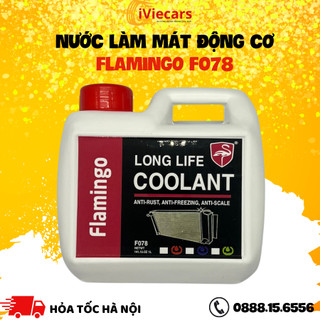 Nước làm mát động cơ ô tô Flamingo F078 dung tích 1 lít - Dung dịch phân phối chính hãng