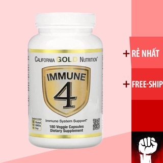 California Gold Nutrition Immune 4 [60 - 180 Viên] - Viên Tăng Đề Kháng Tổng Hợp - Nhập Mỹ - Chính H