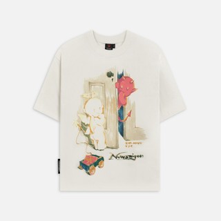 Áo thun needs of wisdom friends tee - cream - local brand chính hãng